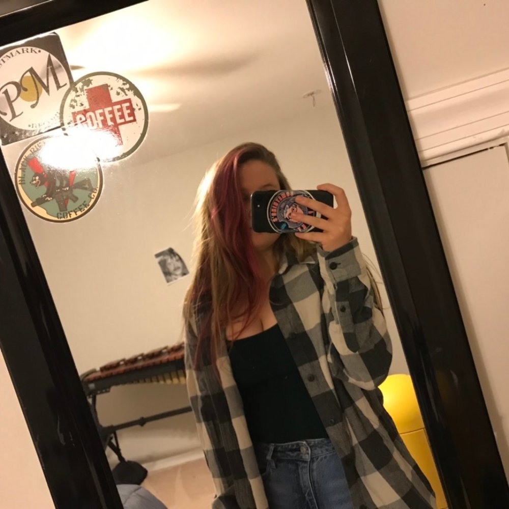 Checkered Grey and Cream Classic Fit Flannel